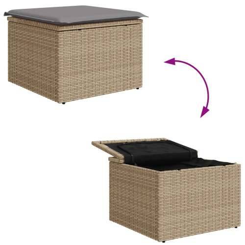 9 komadni vrtni sofa set s jastučićima bež poli ratan akacija Cijena