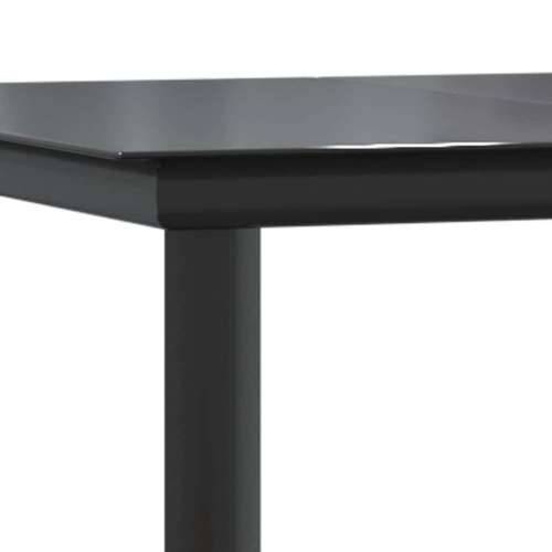 Vrtna garnitura - 9-dijelni vrtni blagovaonski set s jastucima poliratan i staklo - Smeđa 200 x 100 x 74 cm 8 Cijena