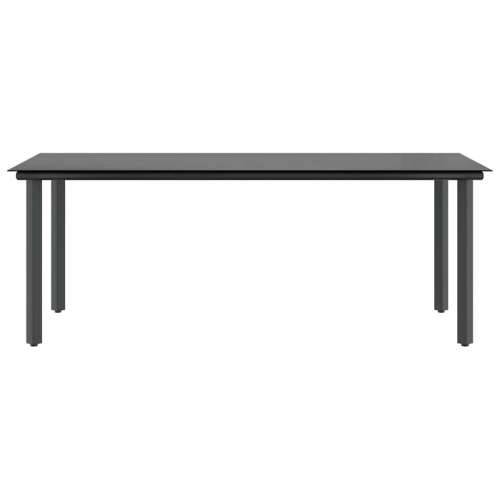 Vrtna garnitura - 9-dijelni vrtni blagovaonski set s jastucima poliratan i staklo - Smeđa i krem ​​bijela 200 x 100 x 74 cm 8 Cijena