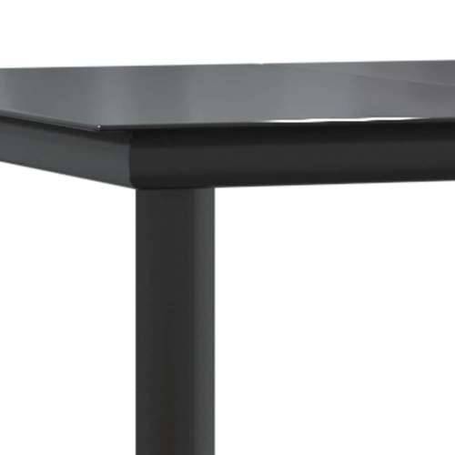 Vrtna garnitura - 9-dijelni vrtni blagovaonski set s jastucima poliratan i staklo - Siva 200 x 100 x 74 cm 8 Cijena