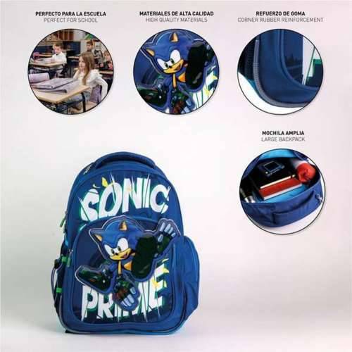 Školski Ruksak Sonic Tamno plava Cijena