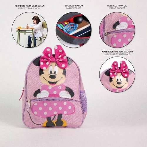 Školski Ruksak Minnie Mouse Roza Cijena