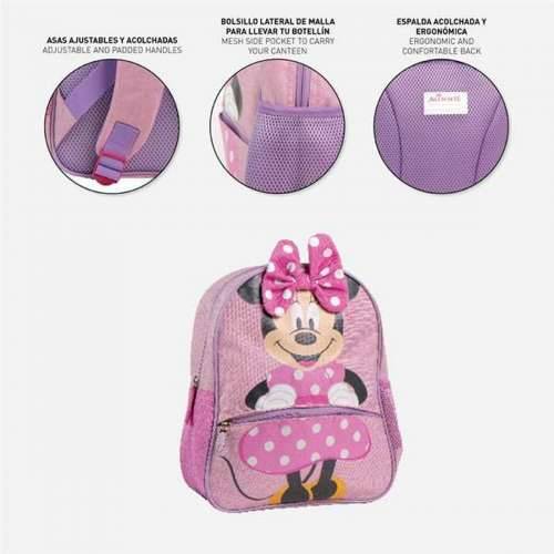Školski Ruksak Minnie Mouse Roza Cijena