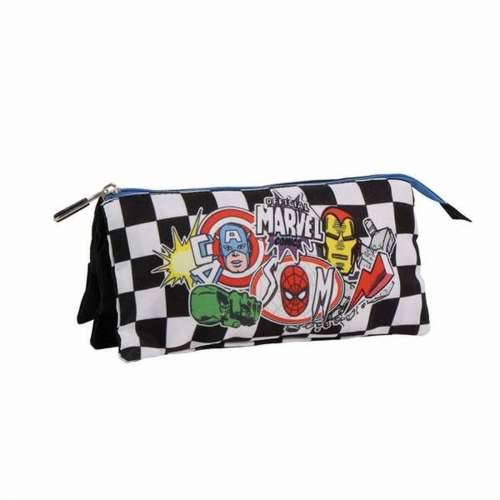 Trostruka pernica The Avengers Crna 2,2 x 1,1 x 22,5 cm Cijena