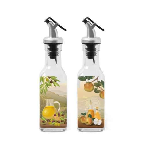 Set za Začine Anna Providan Srebrna Staklo ABS 170 ml 5 x 5 x 20 cm 2 Dijelovi (24 kom.) Cijena