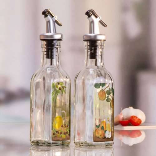 Set za Začine Anna Providan Srebrna Staklo ABS 170 ml 5 x 5 x 20 cm 2 Dijelovi (24 kom.) Cijena