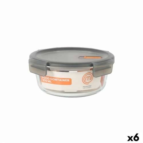 Hermetička Kutija za Ručak MasterChef Siva Providan Okruglo 970 ml (6 kom.) Cijena