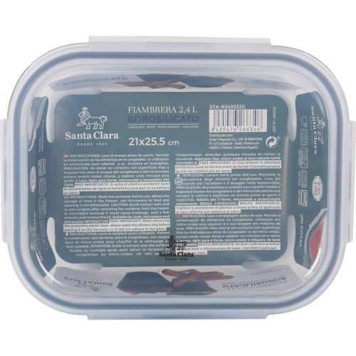 Hermetička Kutija za Ručak Santa Clara Providan Pravokutno 2,4 L (4 kom.) Cijena