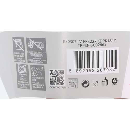 Hermetička Kutija za Ručak LAV Plava Providan 375 ml (12 kom.) Cijena