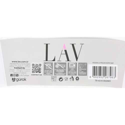 Hermetička Kutija za Ručak LAV Plava Providan 1,15 L (8 kom.) Cijena