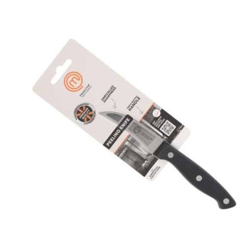 Nož za Guljenje MasterChef Crna Srebrna Nehrđajući Čelik 7 cm (24 kom.) Cijena
