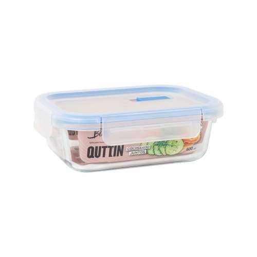 Hermetička Kutija za Ručak Quttin Boho Providan Pravokutno 600 ml (6 kom.) Cijena