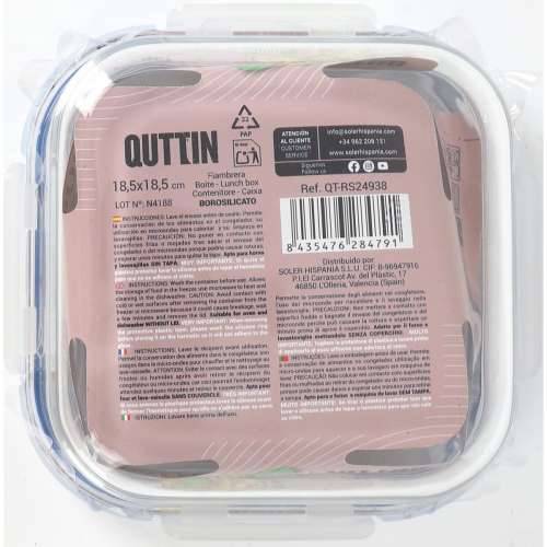 Hermetička Kutija za Ručak Quttin Boho Providan 1,1 L (6 kom.) Cijena