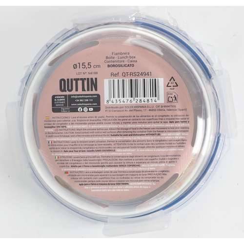 Hermetička Kutija za Ručak Quttin Boho Providan 650 ml (6 kom.) Cijena