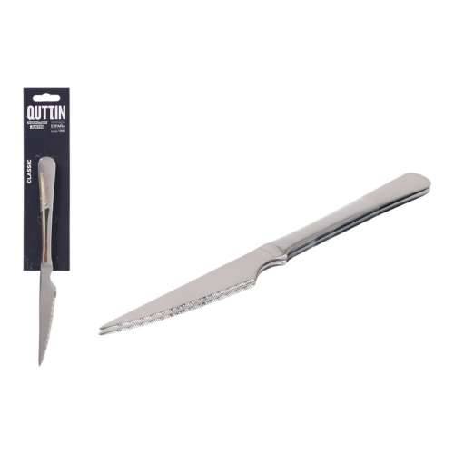 Set za Moževa za Meso Quttin Classic Srebrna Nehrđajući Čelik 21,5 x 1,9 cm 2 Dijelovi (12 kom.) Cijena