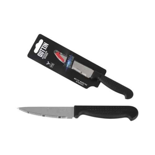 Nož za Guljenje Quttin Laser Crna Srebrna Nehrđajući Čelik 8,5 cm (36 Jedinice) Cijena