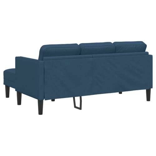 set od 2 sofe s jastucima Plava tkanina Cijena