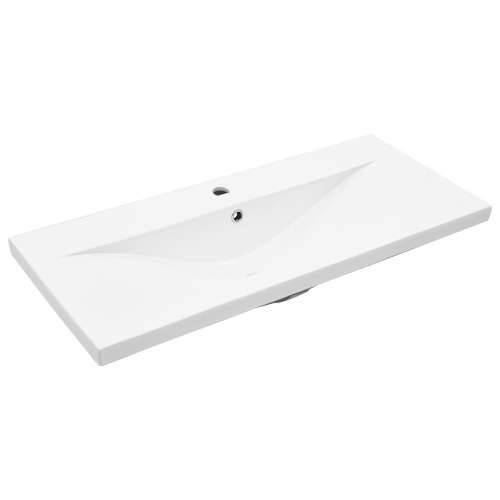 ormar za Lavabo - Umivaonik s ugrađenim umivaonikom Crna hrastovina Konstruirano drvo, ormar za umivaonik Crna hrastovina 90x38, Cijena