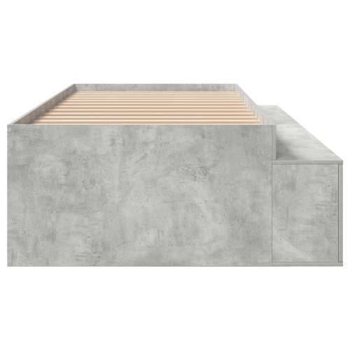 okvir kreveta za skladište betonski sivi 100x200 cm Cijena