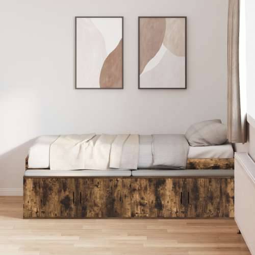 Krevet s pohranom Dimljeni hrast 80x200 cm Cijena