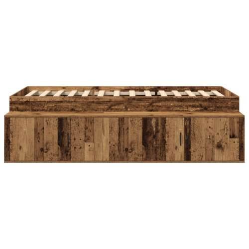 Konstrukcija kreveta za pohranu Stari drvo 80x200 cm Cijena