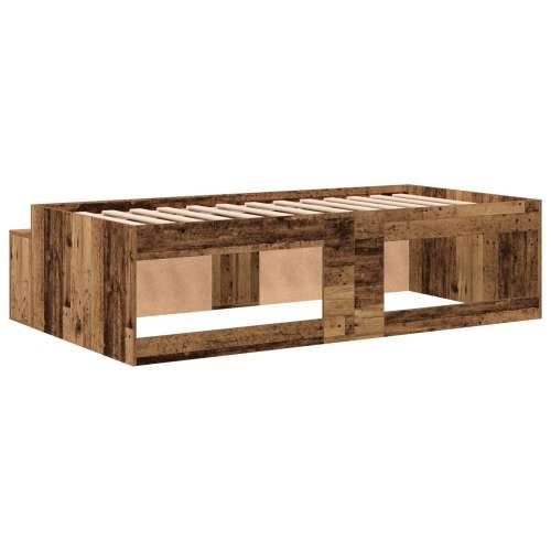 Konstrukcija kreveta za pohranu Stari drvo 80x200 cm Cijena