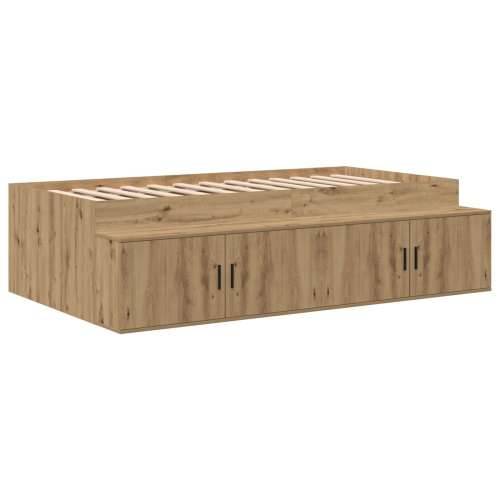 Krevetna struktura za pohranu Umjetni hrast 80x200 cm Cijena