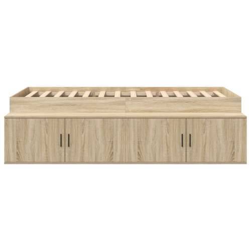 Krevetna platforma za skladištenje Sonoma hrast 90x190 cm Cijena