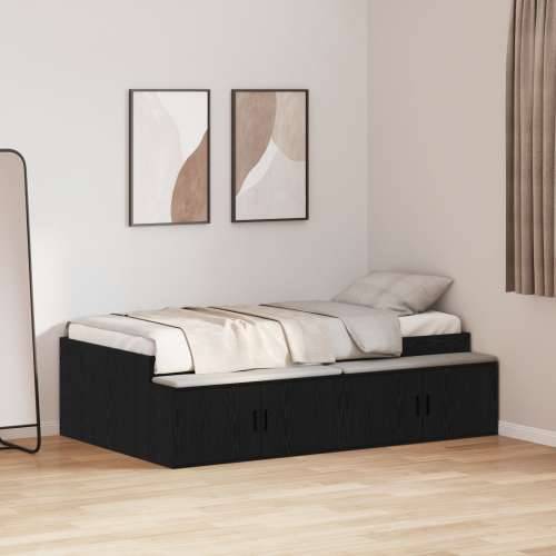 Krevet s pohranom Crni hrast 75x190 cm Cijena