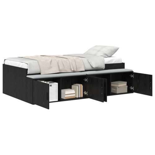 Krevet s pohranom Crni hrast 75x190 cm Cijena