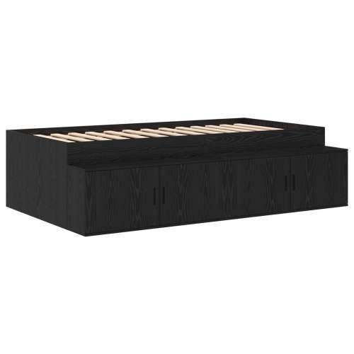 Krevet s pohranom Crni hrast 75x190 cm Cijena