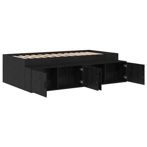 Krevet s pohranom Crni hrast 75x190 cm Cijena