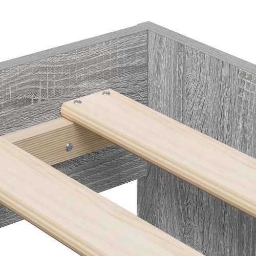 Krevet s odlaganjem siva sonoma 75x190 cm Cijena