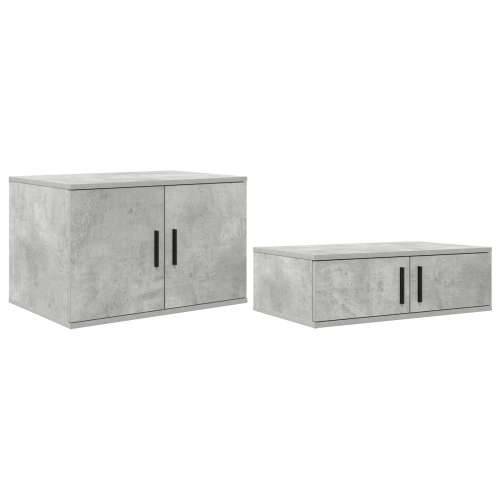 Krevet s ladicama sivi beton 100x200 cm Cijena