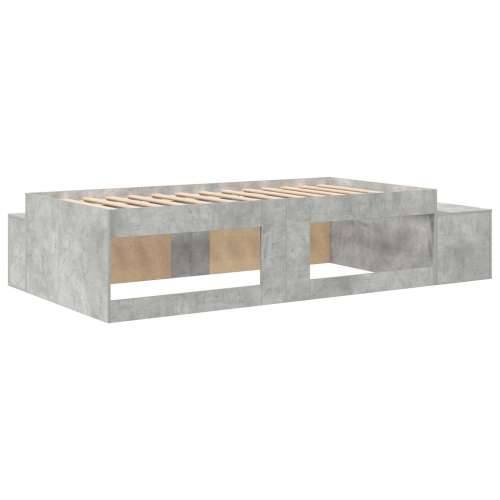 Krevet s ladicama sivi beton 100x200 cm Cijena