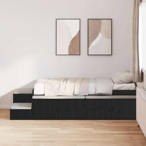 Krevet Okvir Crna Hrast 90x200 cm Cijena