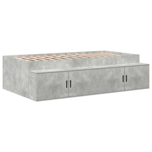Krevetna konstrukcija Betonska siva 90x200 cm Cijena