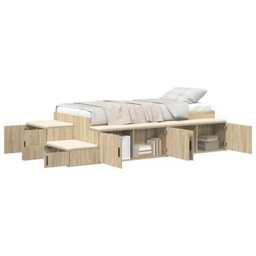 Krevet za skladištenje Sonoma hrast 75x190 cm Cijena