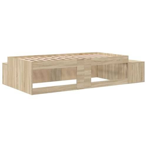 Krevet za skladištenje Sonoma hrast 75x190 cm Cijena