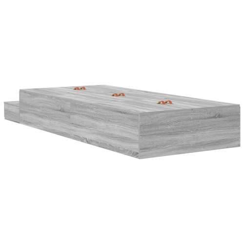 krevet s prostorom za pohranu siva sonoma 80x200 cm Cijena