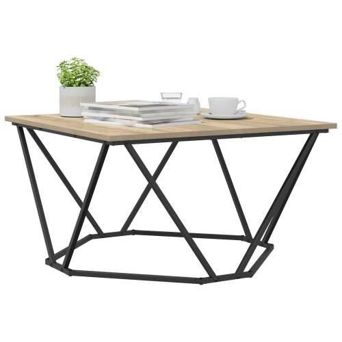Stolić za kavu Sonoma hrast 80x80x45 cm Konstruirano drvo Cijena