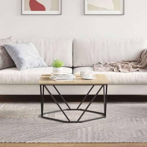 Stolić za kavu Sonoma hrast 80x80x45 cm Konstruirano drvo Cijena