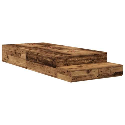 Krevetna Okvir za Pohranu Stari Drvo 90x200 cm Cijena