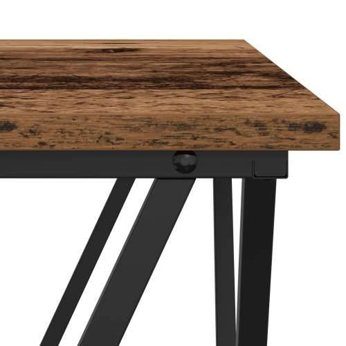 Stolić za kavu od starog drva 80x80x45 cm od inženjerske drvene masive Cijena