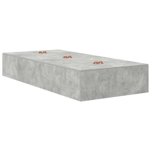 Okvir kreveta za pohranu Betonsko siva 100x200 cm Cijena