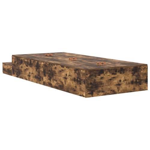 Krevet s prostorom za pohranu Dimenzija 100x200 cm u dimu od hrasta Cijena