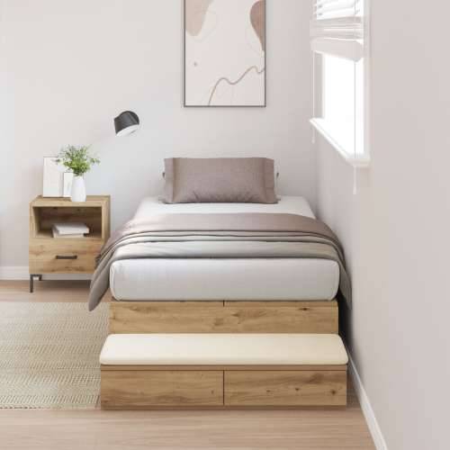 Okvir kreveta za pohranu Artisan Oak 100x200 cm Cijena