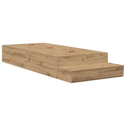 Okvir kreveta za pohranu Artisan Oak 100x200 cm Cijena