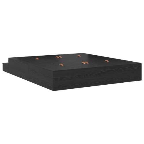 Krevet za pohranu Crna hrast 200x200 cm Cijena