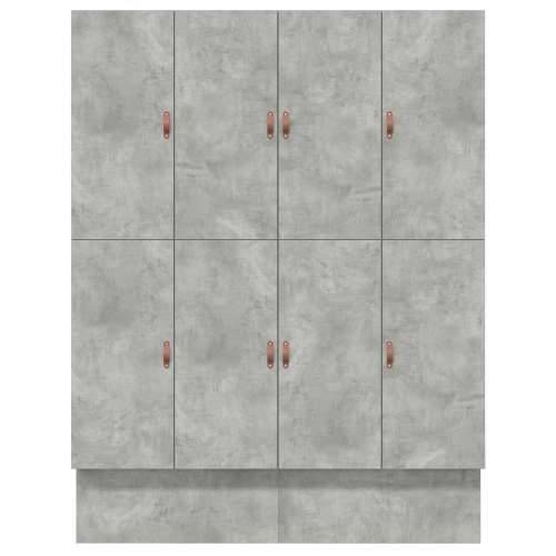 Krevet s prostorom za odlaganje Betonski sivi 200x200 cm Cijena
